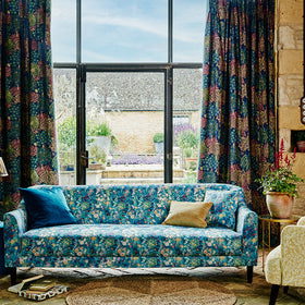 Croft Curtain Fabric Ochre