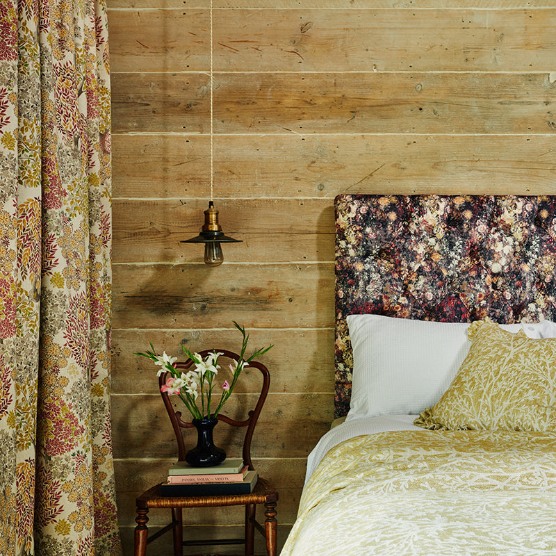 Croft Curtain Fabric Ochre