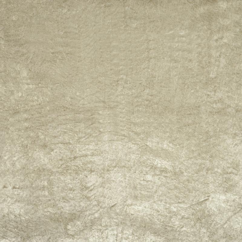 Heavy Crushed Bonded Velvet Fabric Champagne