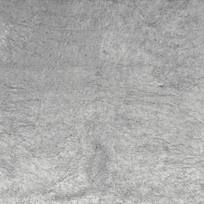 Heavy Crushed Bonded Velvet Fabric Pewter