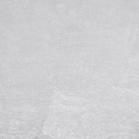Heavy Crushed Bonded Velvet Fabric White