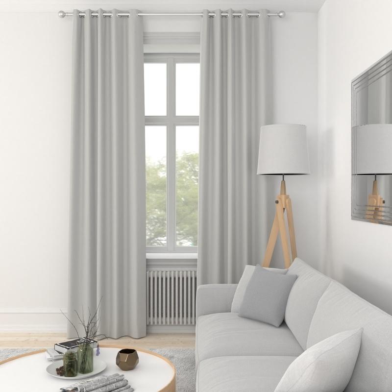 Dakota Made to Measure Curtains Silver