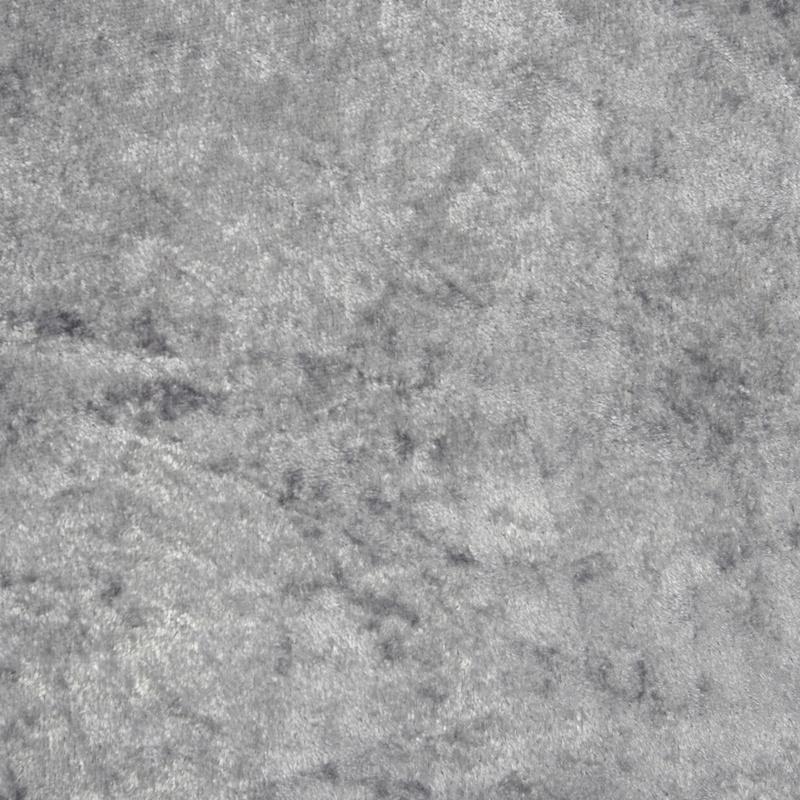 Heavy Crushed Bonded Velvet Fabric Pewter