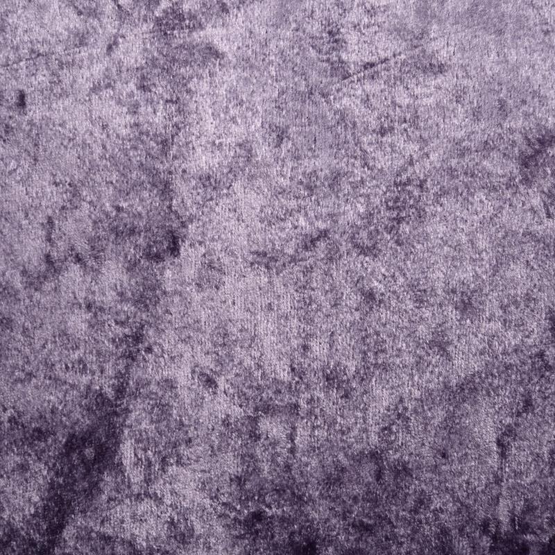 Heavy Crushed Bonded Velvet Fabric Plum