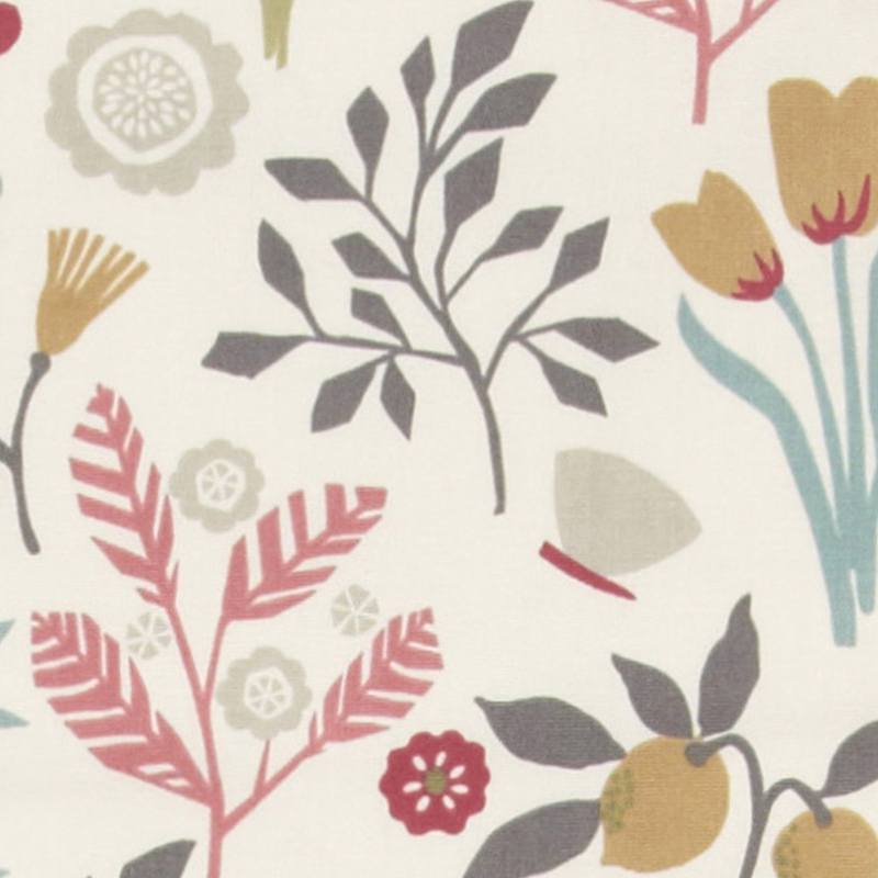 Frida Curtain Fabric Pastel