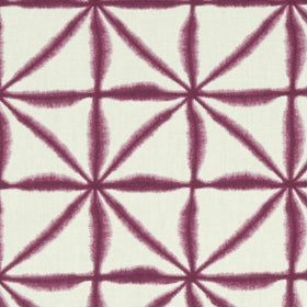 Nusa Curtain Fabric Raspberry