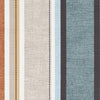 Clarke & Clarke Luella Fabric Teal / Spice