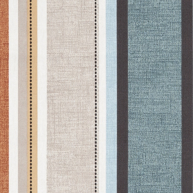 Clarke & Clarke Luella Fabric Teal / Spice