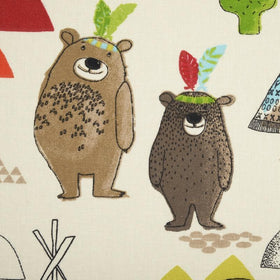 Tipi Curtain Fabric Rouge
