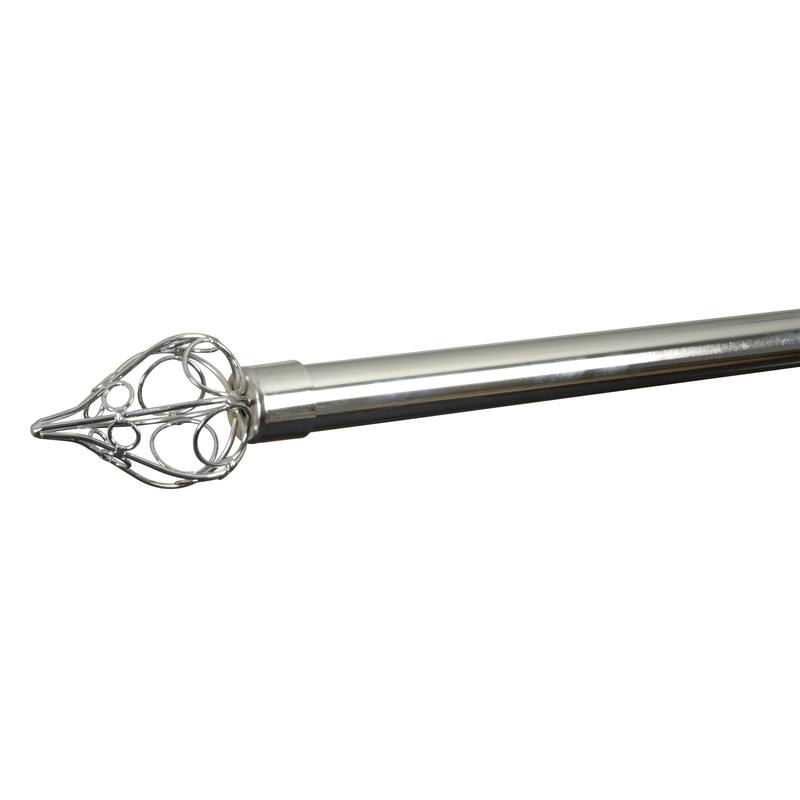 Divine 28mm Eyelet Curtain Pole Chrome