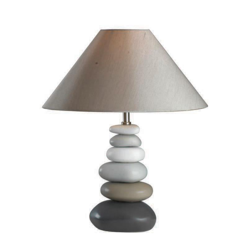 Drift Table Lamp Grey/Beige
