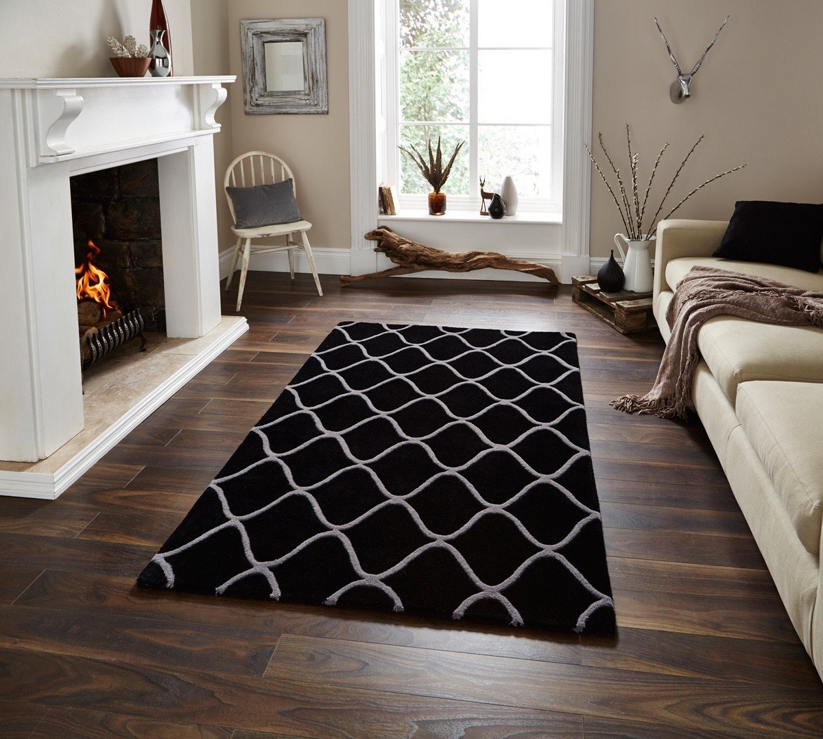 Elements EL65 Rug Black