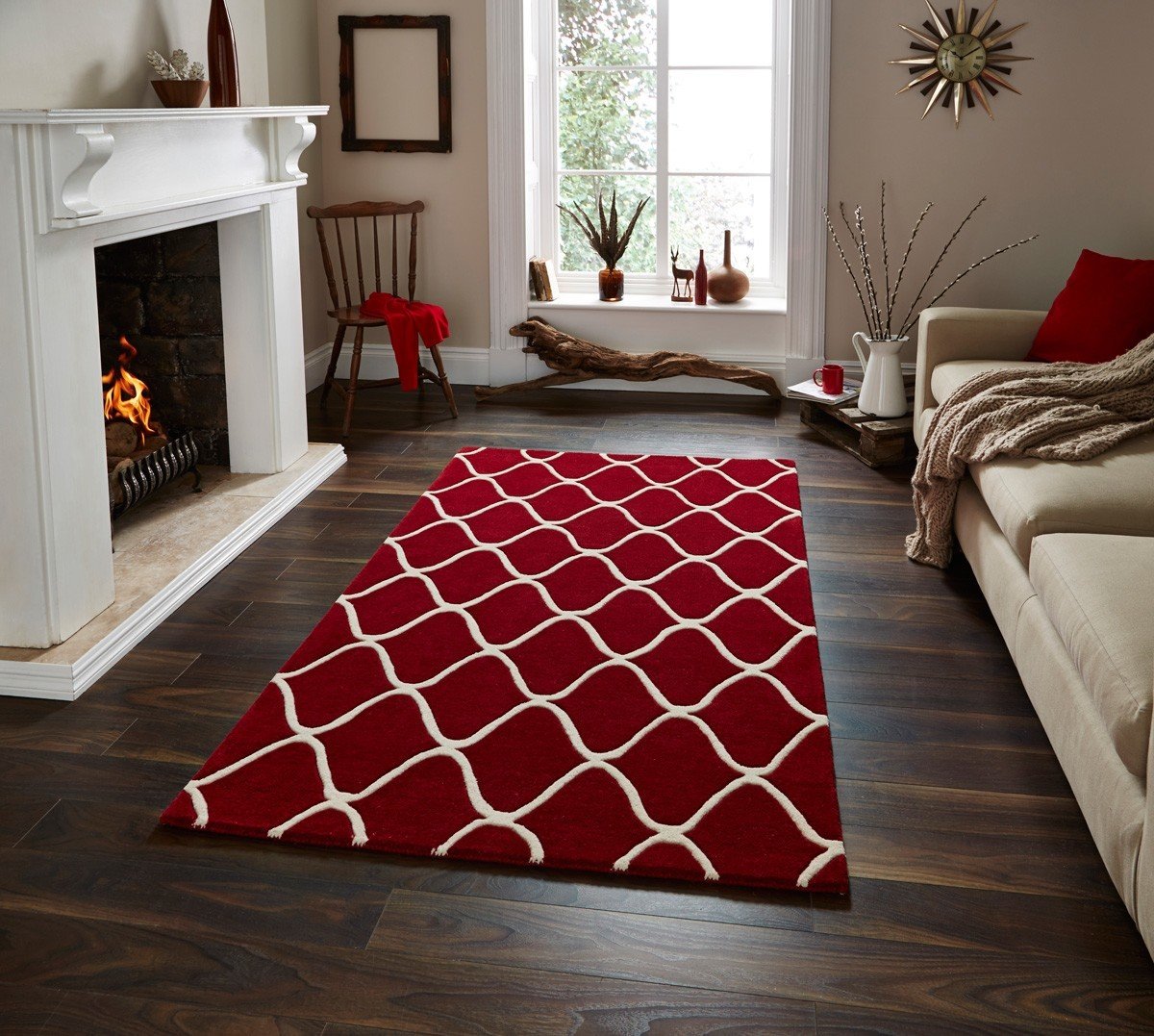 Elements EL65 Rug Red