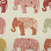 Clarke & Clarke Elephants Fabric Spice