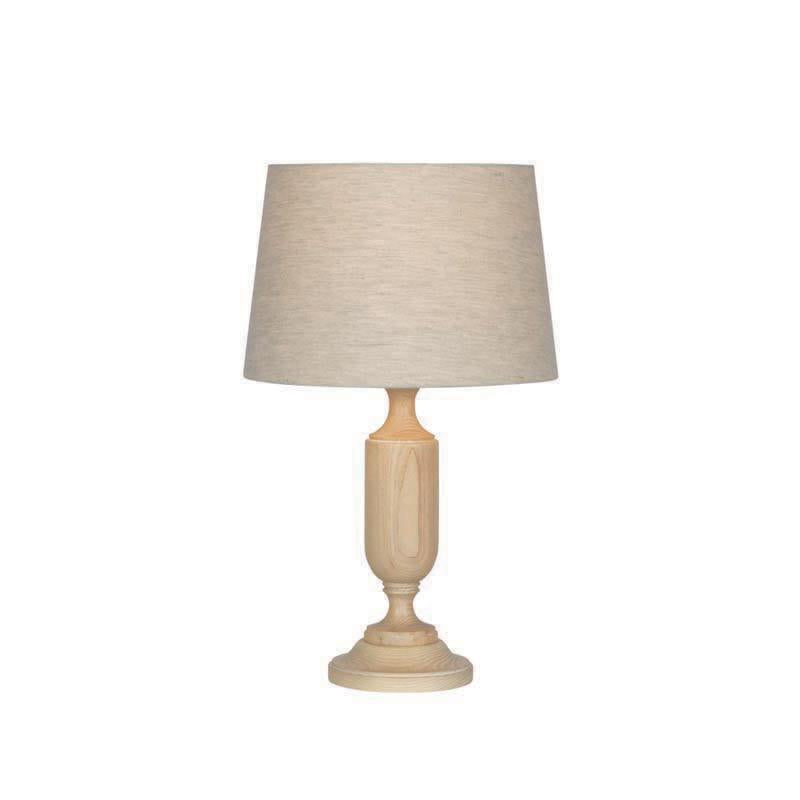 Eltham Table Lamp Limed Ash