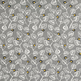 Elva Curtain Fabric Silver