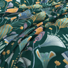 The Chateau by Angel Strawbridge Emerald Fan Curtain Fabric