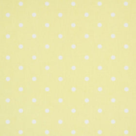 Dotty Curtain Fabric Yellow