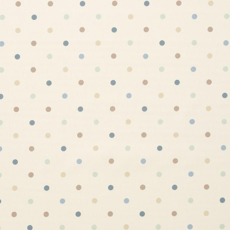 Clarke & Clarke Dotty Fabric Duckegg