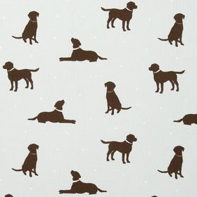 Rover Curtain Fabric Duckegg