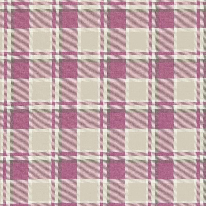 Clarke & Clarke Bowland Fabric Raspberry