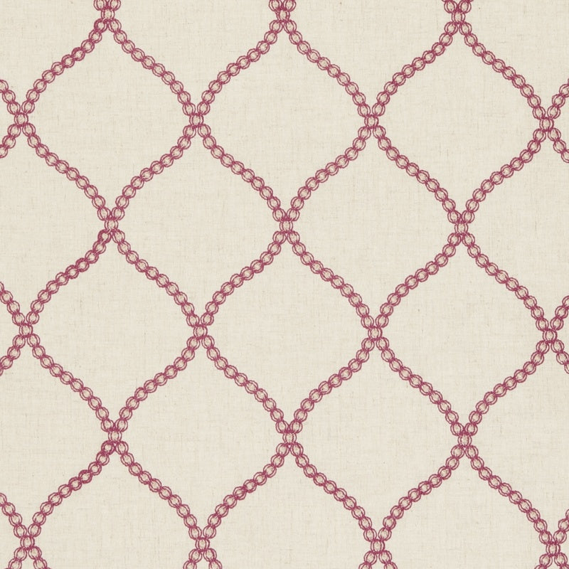 Clarke & Clarke Sawley Fabric Raspberry