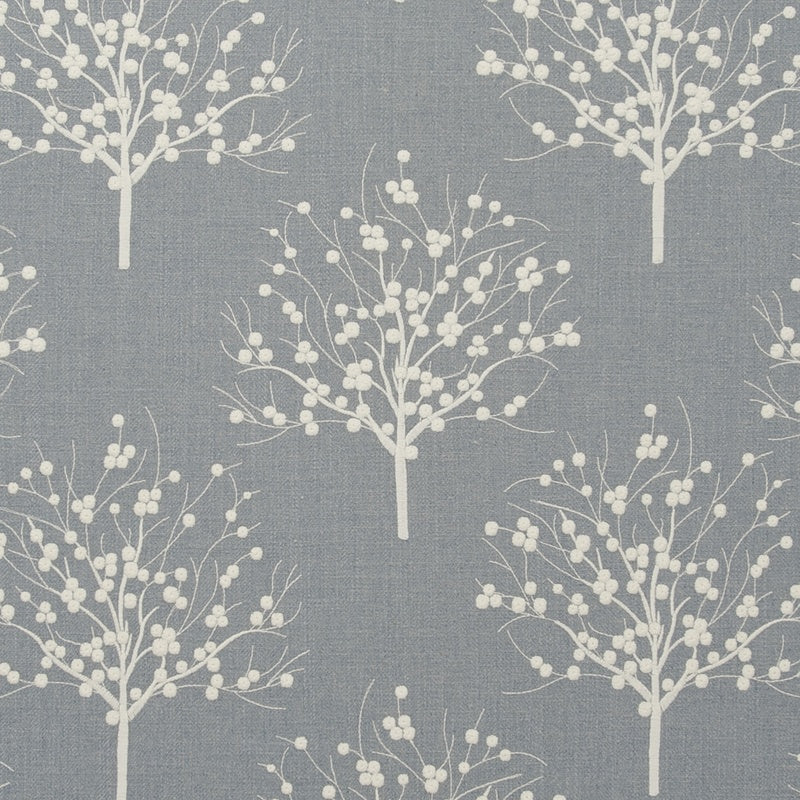 Clarke & Clarke Bowood Fabric Chambray