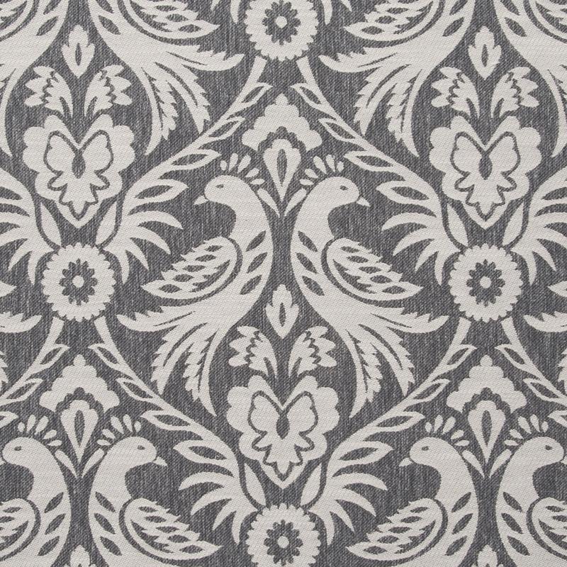 Clarke & Clarke Harewood Fabric Charcoal