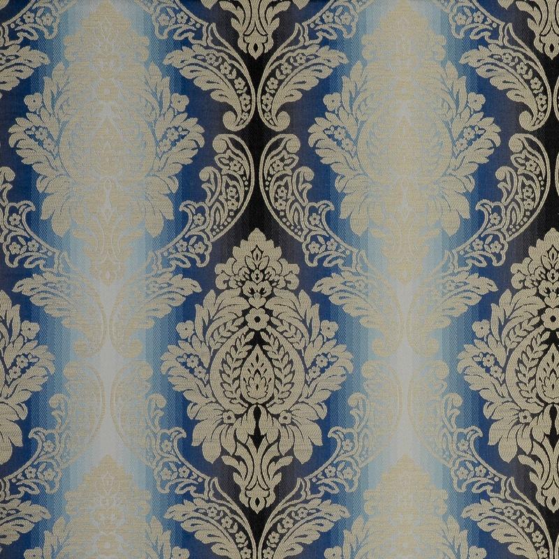 Clarke & Clarke Ornato Fabric Aqua