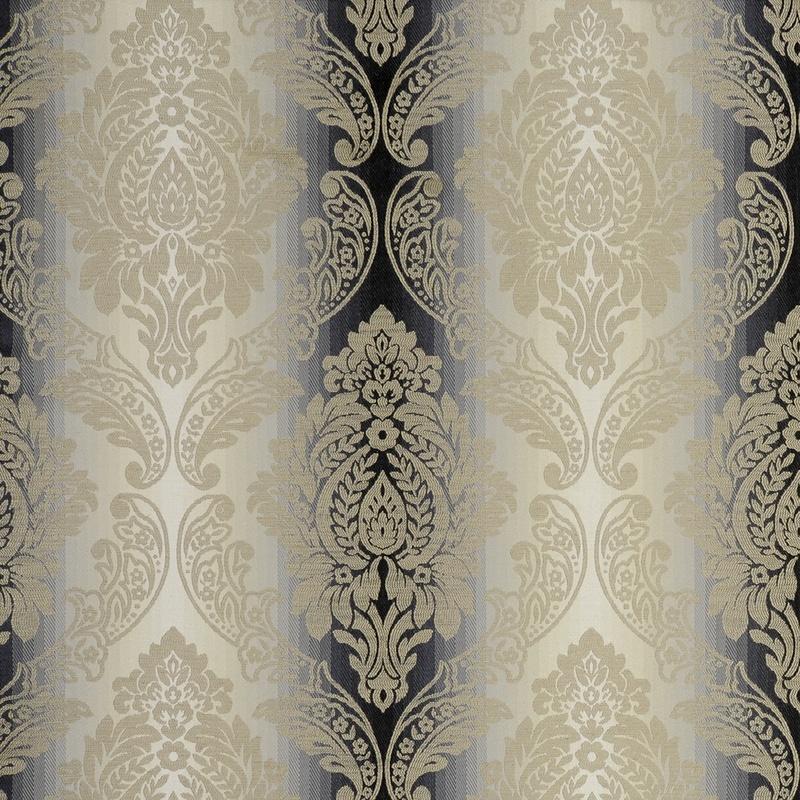 Ornato Curtain Fabric Charcoal