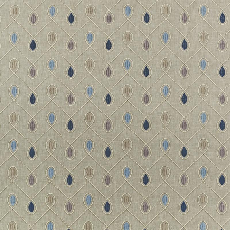 Clarke & Clarke Healey Fabric Denim