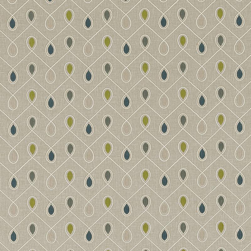 Clarke & Clarke Healey Fabric Tealacacia