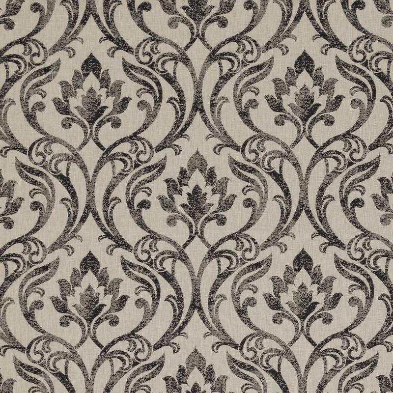 Clarke & Clarke Leyburn Fabric Charcoal