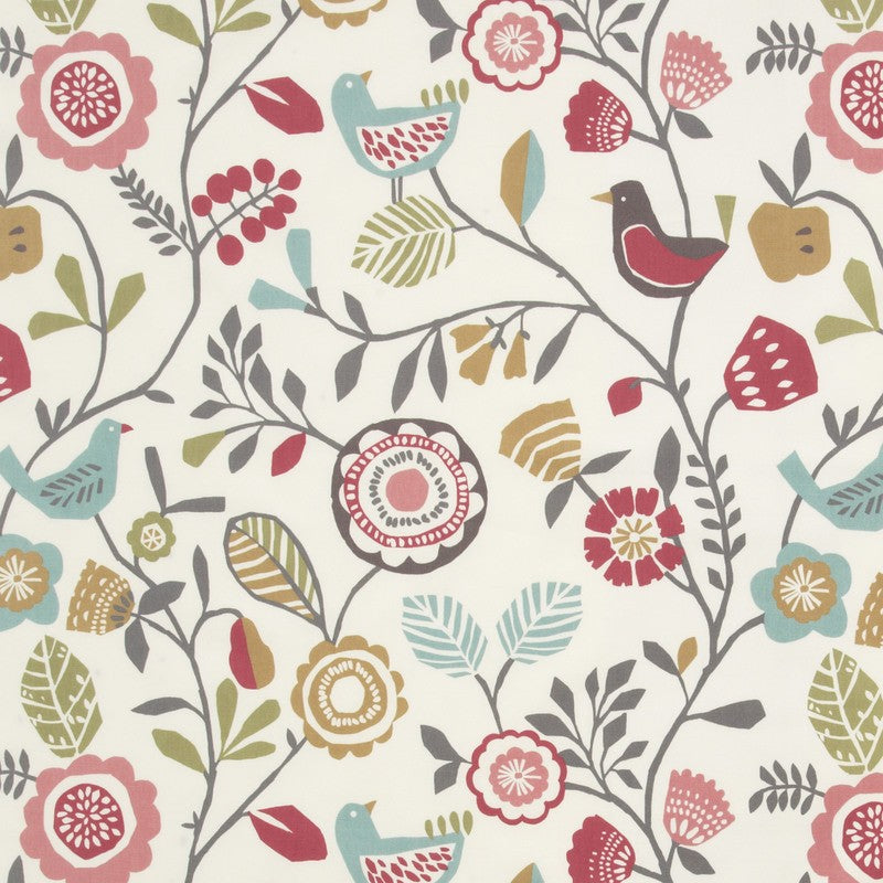 Clarke & Clarke Folki Fabric Pastel
