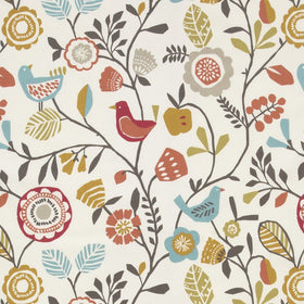 Clarke & Clarke Folki Fabric Spice