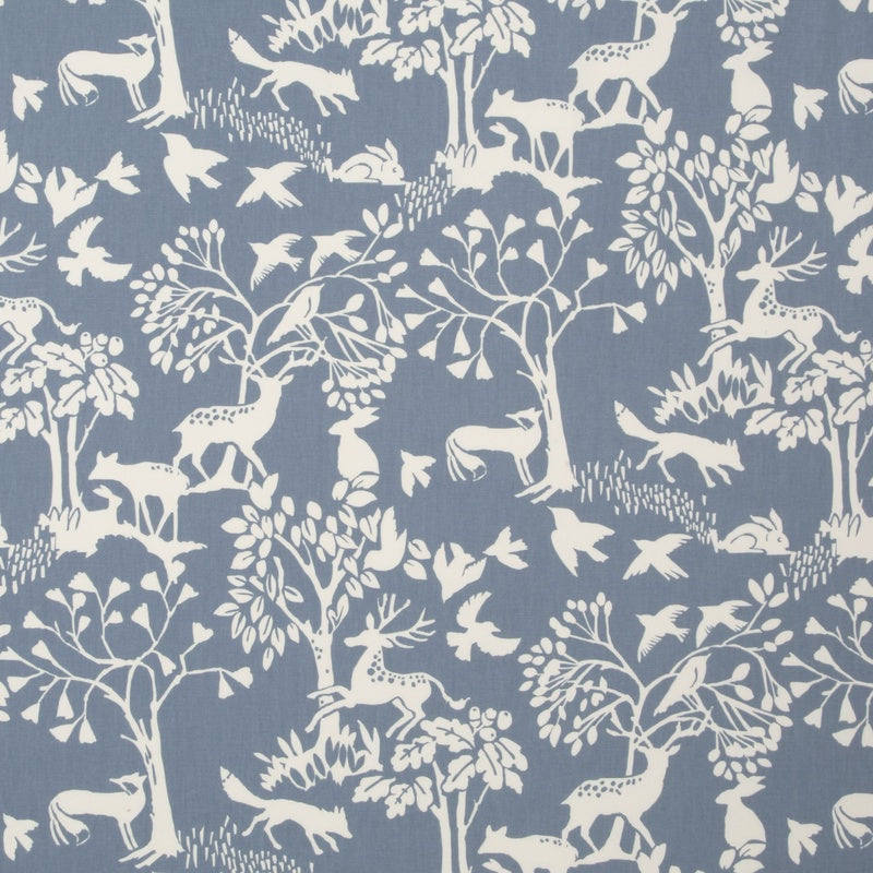 Clarke & Clarke Vilda Fabric Chambray