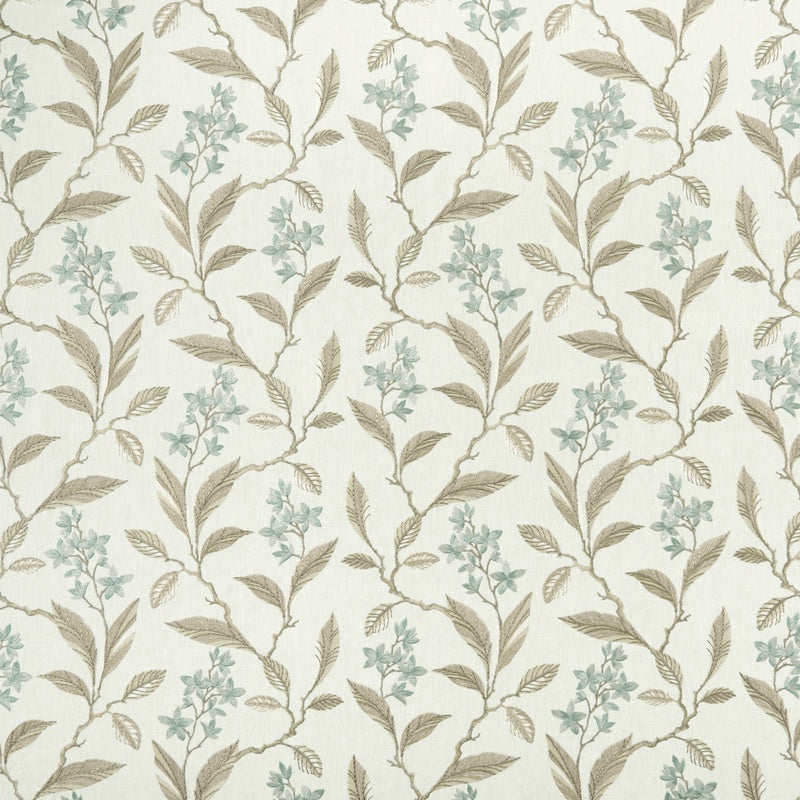 Melrose Curtain Fabric Duckegg