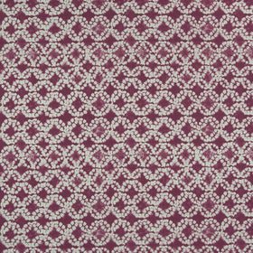 Batik Curtain Fabric Raspberry