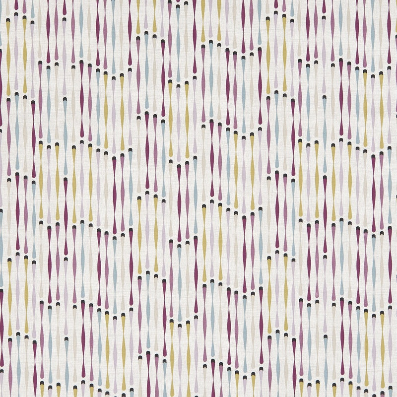 Cassandra Curtain Fabric Damson