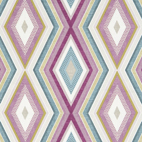Clarke & Clarke Terrazzo Fabric Damson