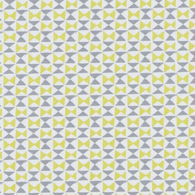 Clarke & Clarke Orianna Fabric Chartreuse Charcoal