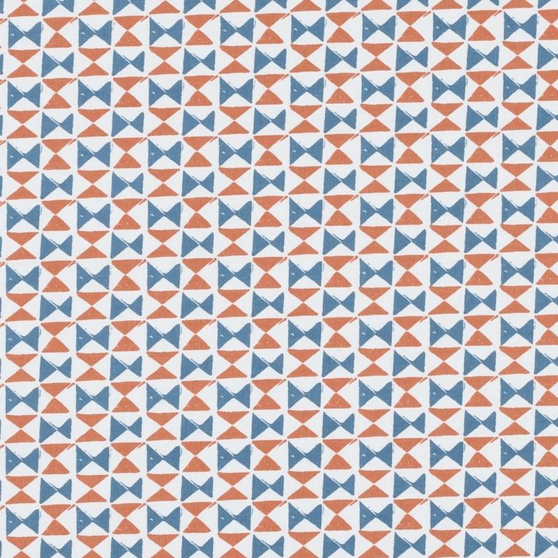 Clarke & Clarke Orianna Fabric Denim Spice