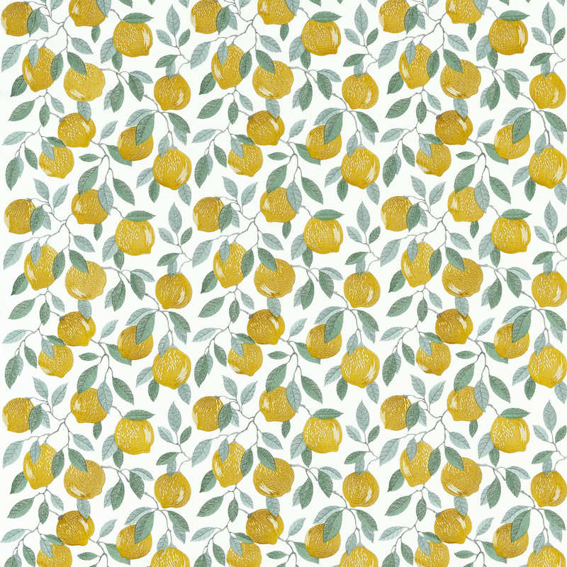 Clarke & Clarke Sicilian Fabric Lemon