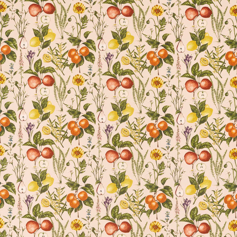 Sorento Curtain Fabric Blush