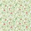 Acadia Curtain Fabric Olive and Spice