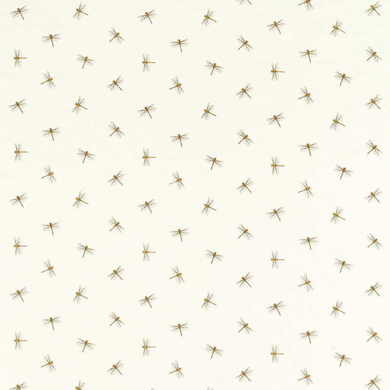 Damsel Curtain Fabric Citron