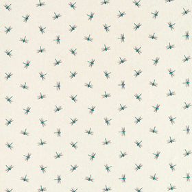 Clarke & Clarke Damsel Fabric Teal