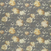 Camile Curtain Fabric Chartreuse and Charcoal