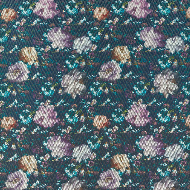Camile Curtain Fabric Midnight