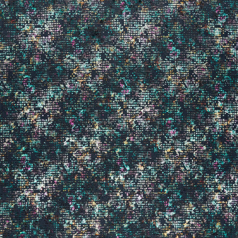 Scintilla Curtain Fabric Midnight